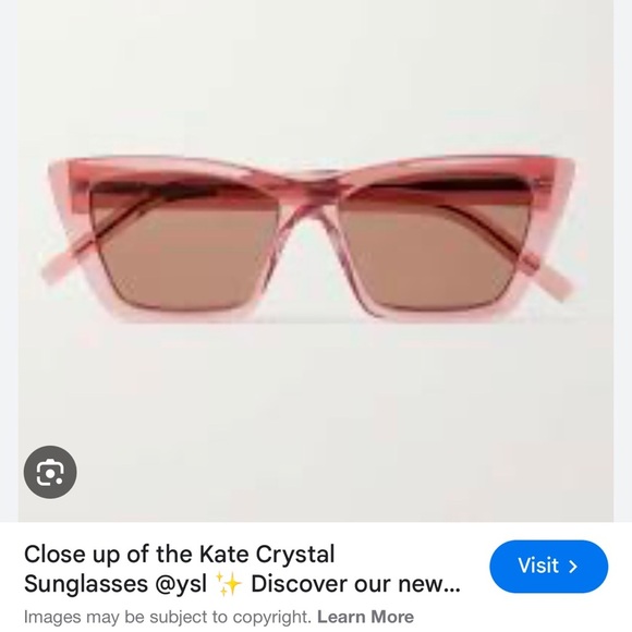 SAINT LAURENT SL 214 KATE sunglasses - 022 PINK - Picture 8 of 8